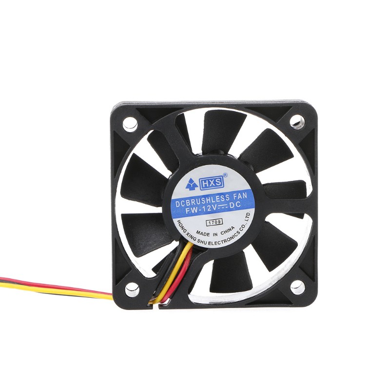 Quạt Tản Nhiệt Mini 50mm X 50mm X 10mm Dc 12v 3pin 9 Lưỡi 5010