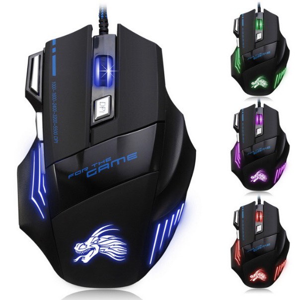 Chuột gaming mouse 3200DPI Chơi Game Thiết Kế Design chuotgame | BigBuy360 - bigbuy360.vn