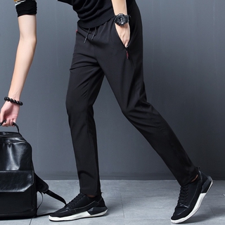 Men's fashion casual pants business plain trousers