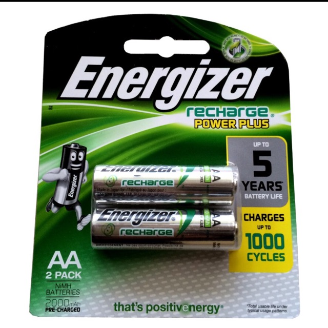 Pin sạc 2A Energizer 2000mAh