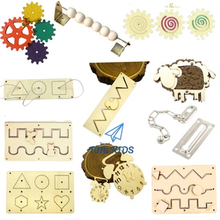 [ FREE SHIP ] Busy board phụ kiện tự làm bảng bận rộn cho bé, Phụ kiện busyboard tổng hợp