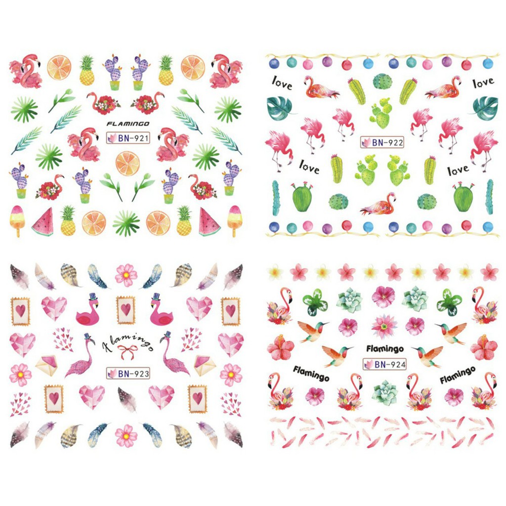 Sticker Nước Hồng Hạc | 12 Tấm