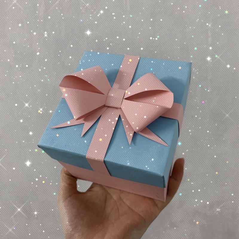 Hộp quà tặng đựng kẹo giấy siêu xinh Handmade