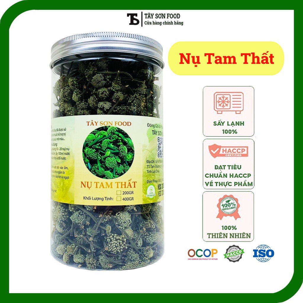 Hộp 400GR Nụ Hoa Tam Thất Hàng Loại 1