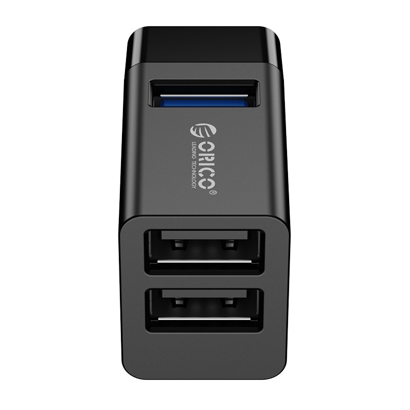 Đầu Chia USB 3.0 ORICO 3 Trong 1 Bằng Hợp Kim Nhôm Cho Laptop MINI-U32L -Hàng Chính Hãng