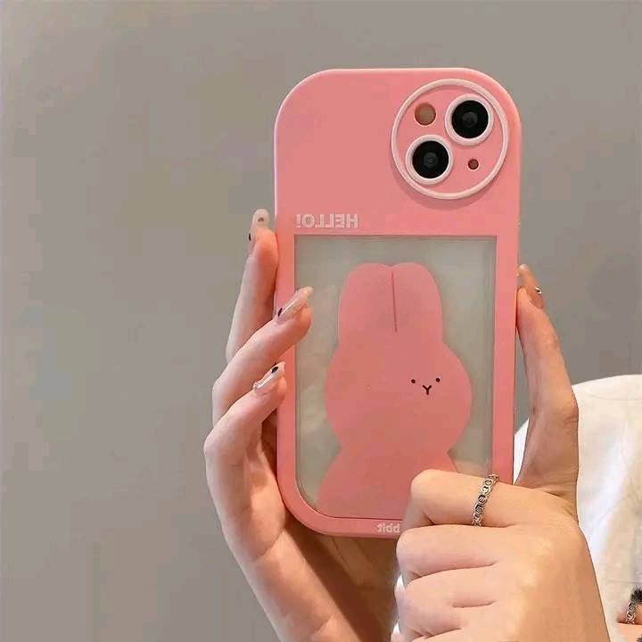 Ốp Điện Thoại Mềm In Hình Gấu Thỏ Dễ Thương Cho iPhone 12 11 X / XR XS MAX 12pro 13