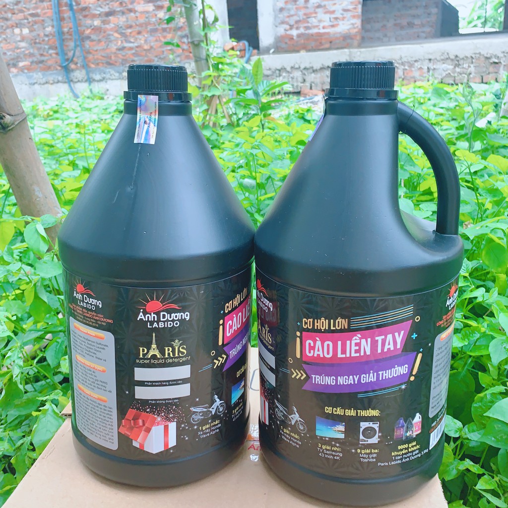 Nước giặt Paris 9 trong 1 / 3,6 lít (Paris Đen )- chính hãng ÁNH DƯƠNG
