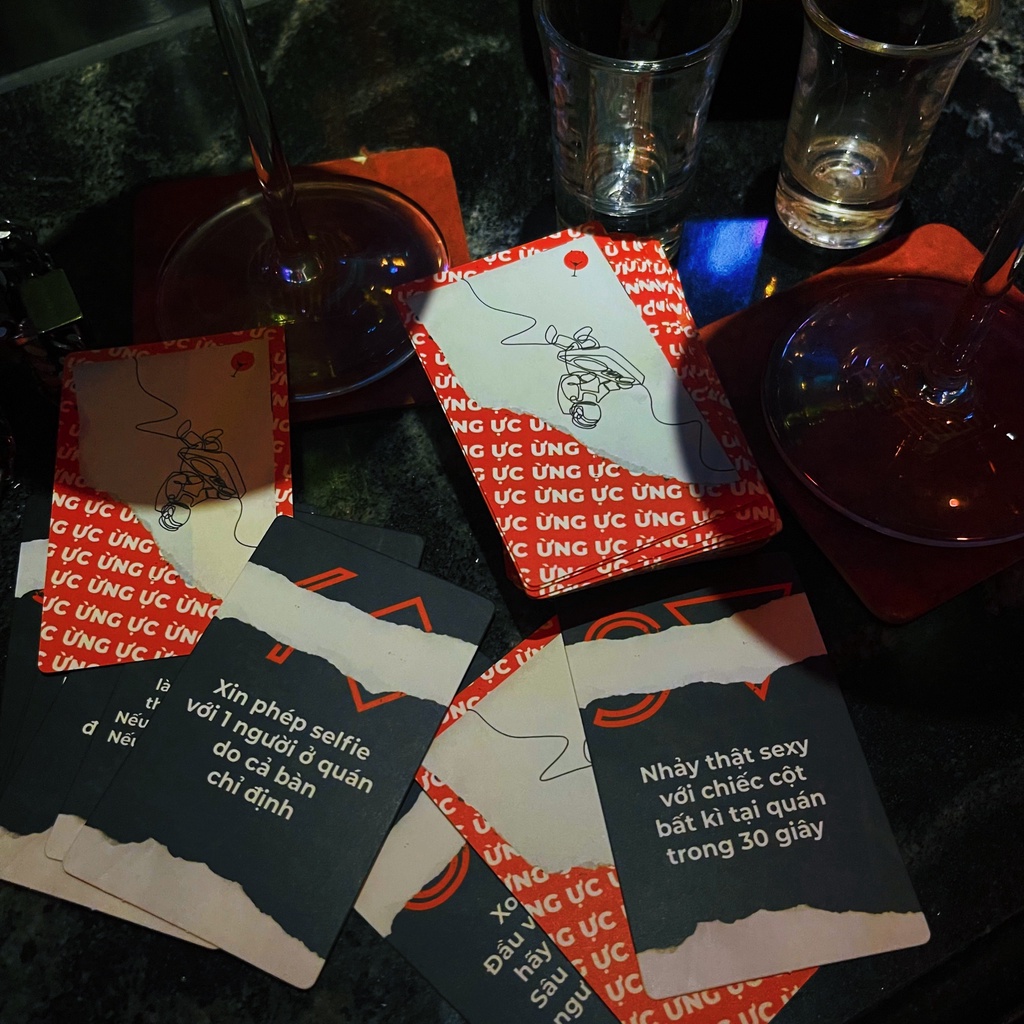 Bộ bài uống rượu drinking game In The Clak 56 lá, board game quẩy cùng bạn bè tại bar, pub, club