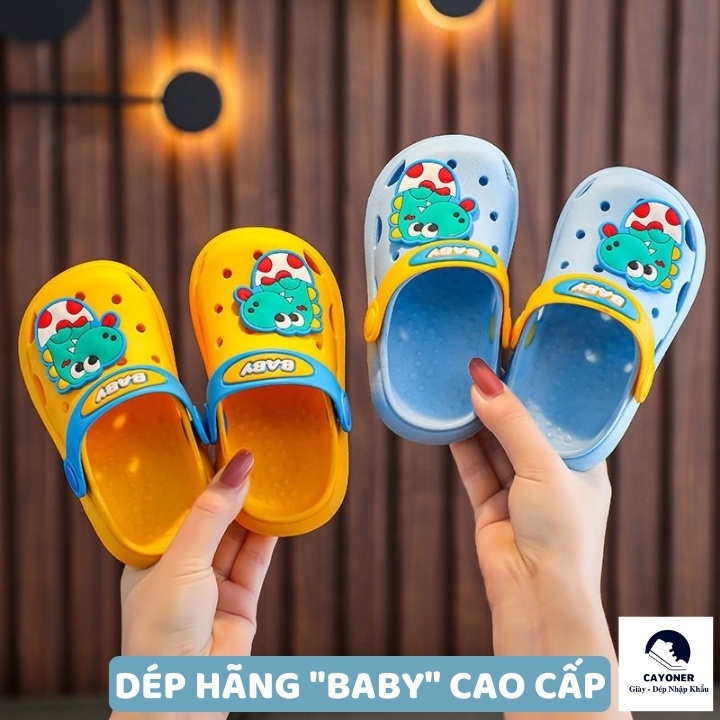 [DÉP HÃNG] Dép Cho Bé Trai Bé Gái Cao Cấp Giày Đền Đẹp Êm Ái Chống Trơn Trượt Chính Hãng Baby - Mã K26