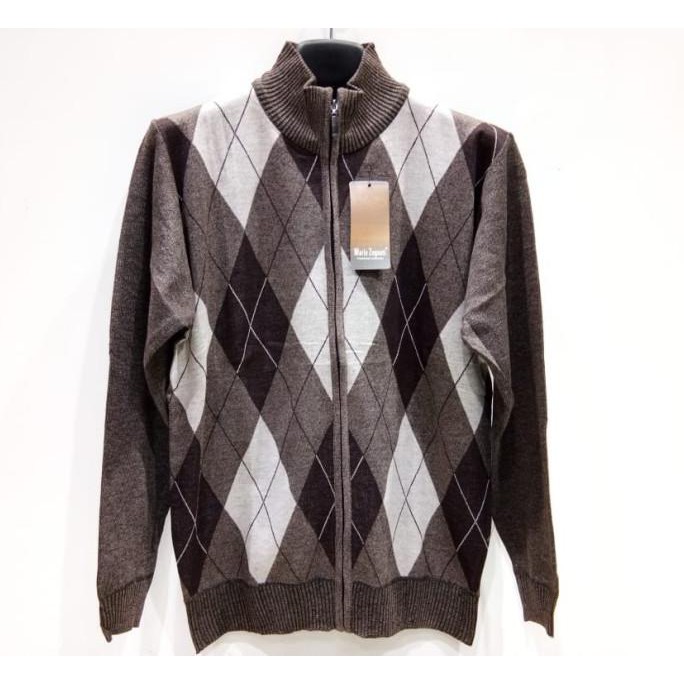 Áo Sweater Dệt Kim Phối Khóa Kéo In Hình Mario Zegnoti Cá Tính Cho Nam (Z6) | BigBuy360 - bigbuy360.vn