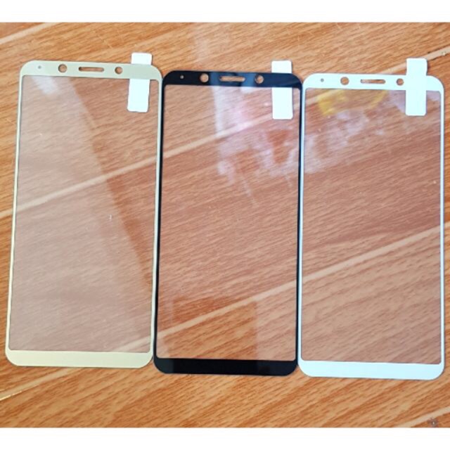 Cường lực Full OPPO F5 bo tròn theo máy