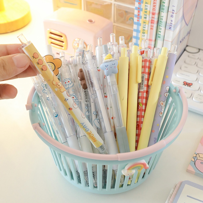 Giỏ Nhựa Đựng Đồ Dùng Nhà Tắm Màu Macaron Dễ Thương