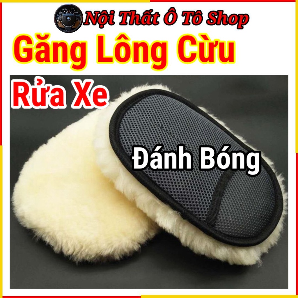 Găng Tay Lông Cừu Đánh Bóng Rửa Xe Lau Xe Hơi - Xe Ô Tô Siêu Đa Năng - Đánh Bóng Xe Hơi | Phụ Kiện Nội Thất Ô Tô Shop