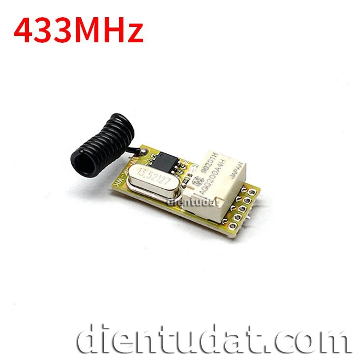 Mạch Điều Khiển RF Mini 3.7V - 12V 1 Relay