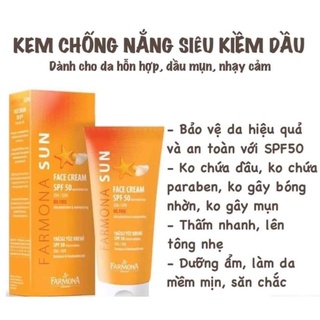 Kem Chống Nắng Farmona 50ml