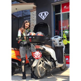 Thùng Givi E43N 43L - Chính Hãng ĐỒ PHƯỢT STORE - Thùng Vuông Sau Xe Máy, Cốp Đựng Đồ