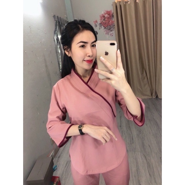 Đồ lam đi chùa ###Vải Hàn Quốc Cao Cấp , Vai LiNin