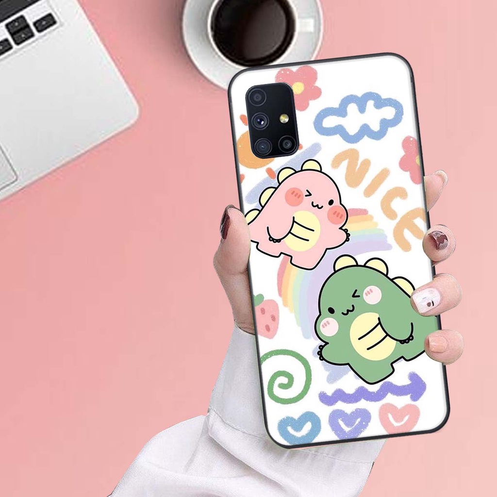 Ốp lưng Samsung M51 in hình khủng long , gấu nâu xinh xắn, siêu cute  mà còn vô cùng RẺ -ĐẸP