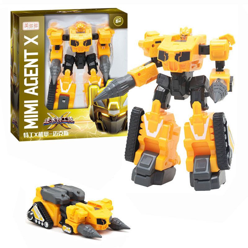 Mô Hình Đồ Chơi Xe Hơi Biến Hình Lucybot Lucy Bot Ranger Miniforce X 5 Kiểu