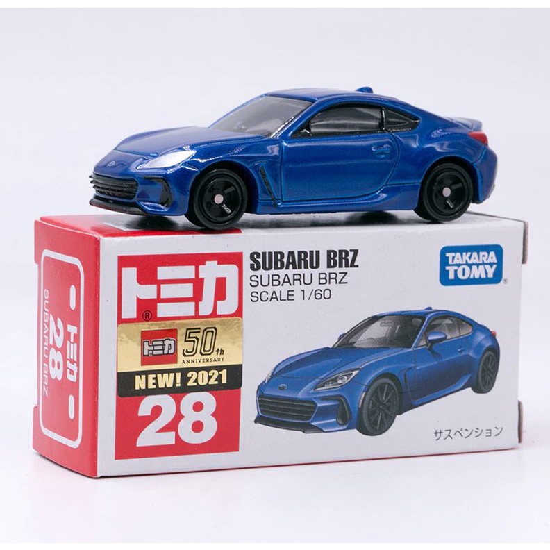 Xe mô hình Tomica No.28 Subaru BRZ 175360 Fullbox Chính Hãng Takara Tomy - Victoys