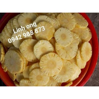 Khóm sấy khô dẻo (làm từ khóm tươi chín)