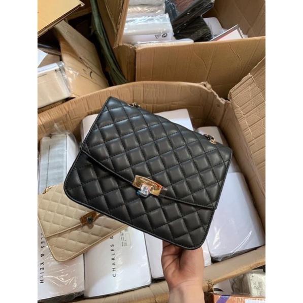 Túi vân ô khoá gập size 22 da mềm siêu đẹp kèm ảnh thật shop hàng cao cấp