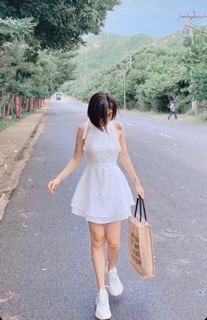 JUMPSUIT CỔ YẾM HỞ LƯNG (KÈM HÌNH THẬT)