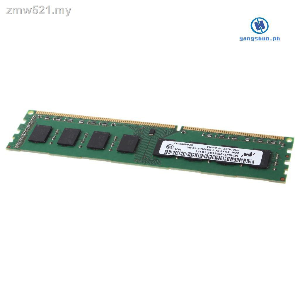 Thẻ Nhớ Ram Micron 2gb 2rx8 Pc3-8500U Ddr3 1066mhz 240pin Dimm Intel | BigBuy360 - bigbuy360.vn