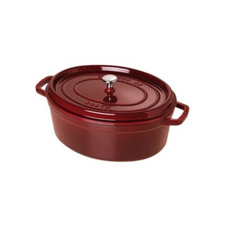 Nồi gang oval Staub Đỏ cherry 31cm