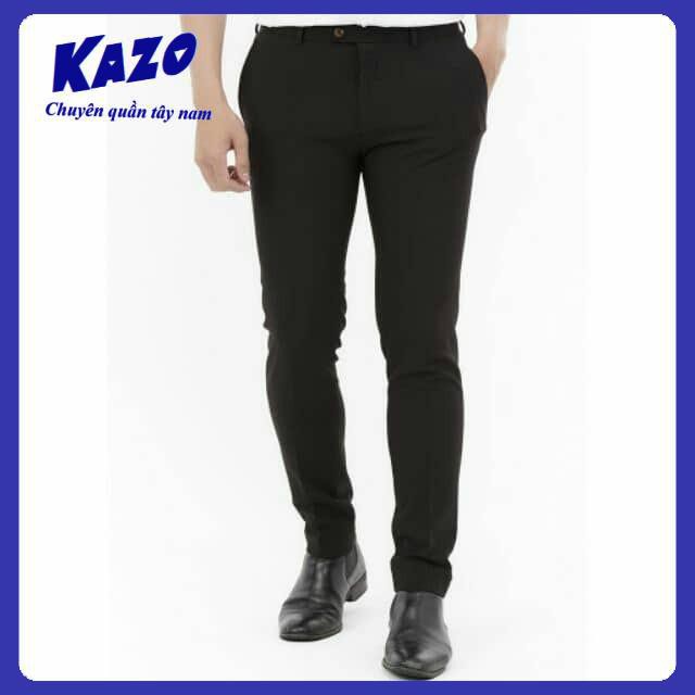 Quần tây nam ống côn cao cấp nhiều màu co giãn không nhăn | BigBuy360 - bigbuy360.vn