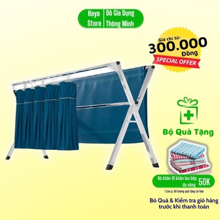 Giá Phơi Đồ, Giá Phơi Quần Áo Thông Minh, Gấp Gọn, Cải Tiền Có Bánh Xe, Tăng Chiều Cao Gp2.4m