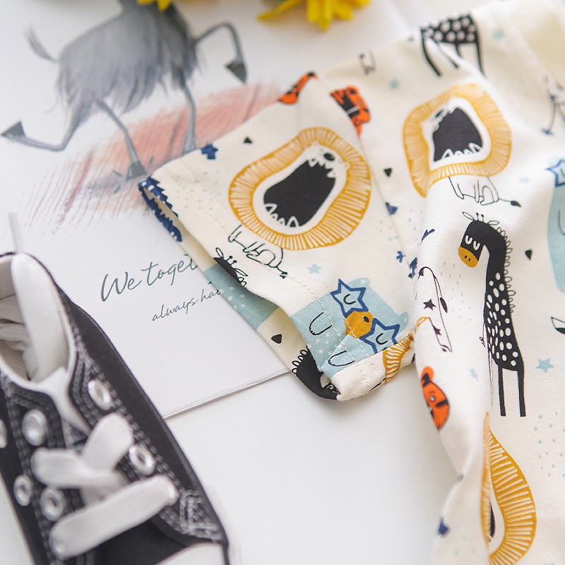 Áo Thun Thời Trang Mùa Hè Phong Cách Hàn Quốc Cho Bé Trai 0-6 Tuổi