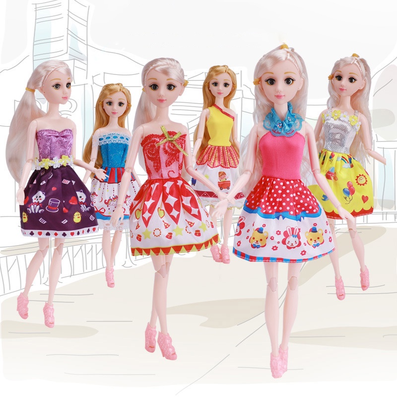 Đầm công chúa thời trang cho búp bê Barbie 30cm