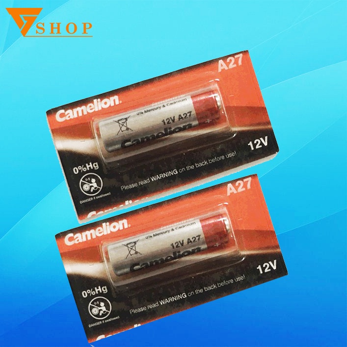 Combo 2 Vỉ Pin A27 Camelion Alkaline 12V