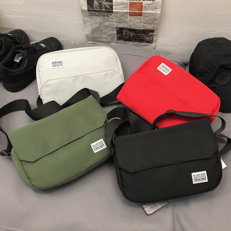 Túi Đeo Chéo Nam Nữ Vải Canvas