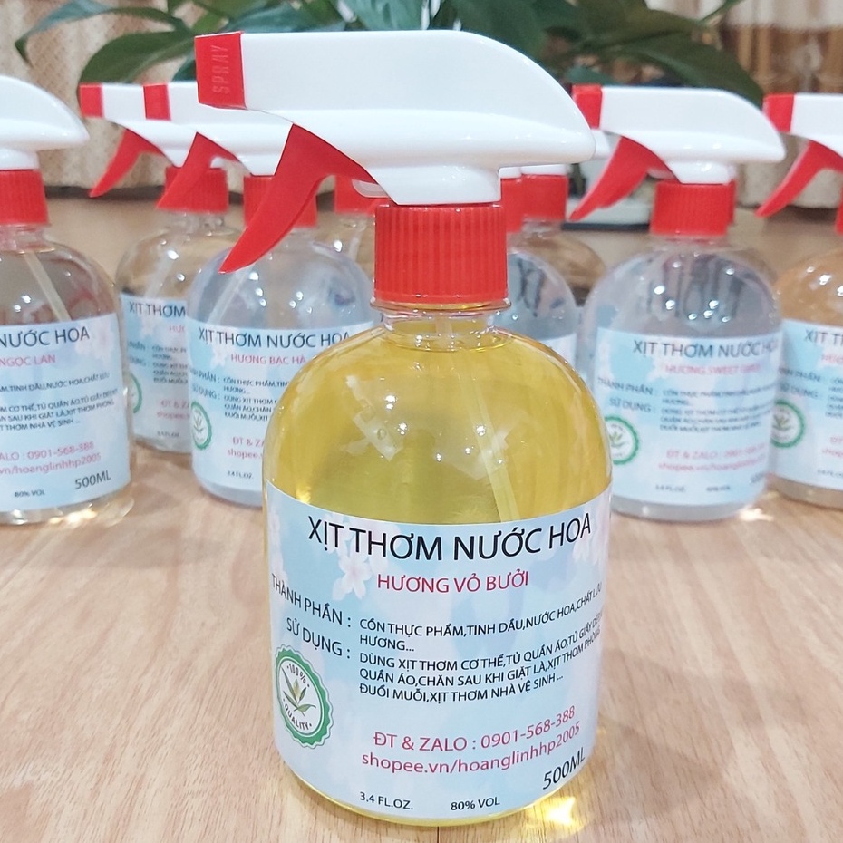 Xịt Thơm Nước Hoa - 500 ML