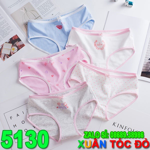 XẢ KHO SIÊU RẺ_ Quần Lót 5 Kiểu Siêu Kute Mới 5130