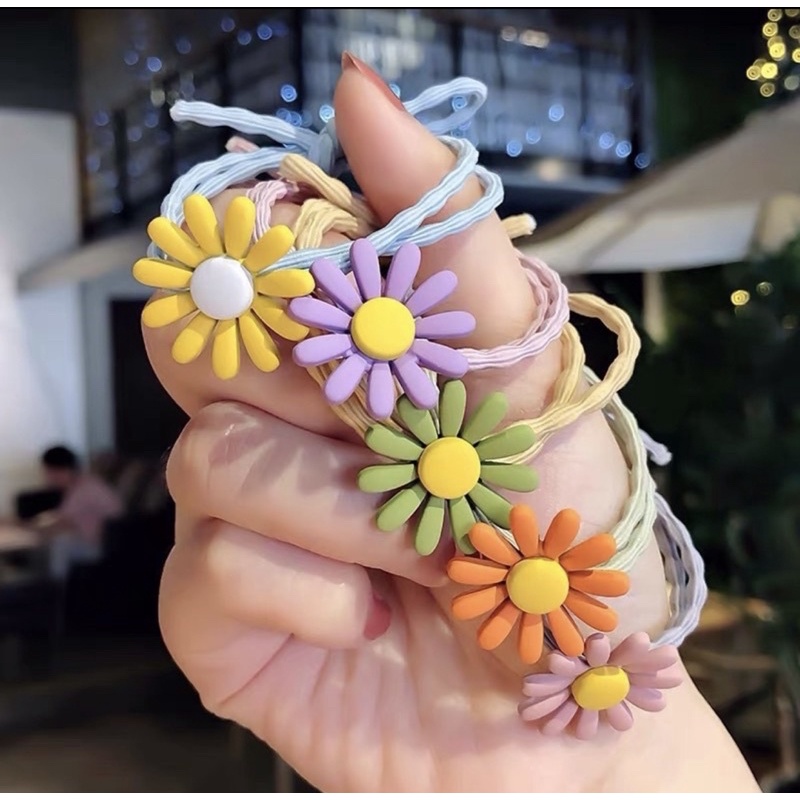 dây cột tóc hoa cúc