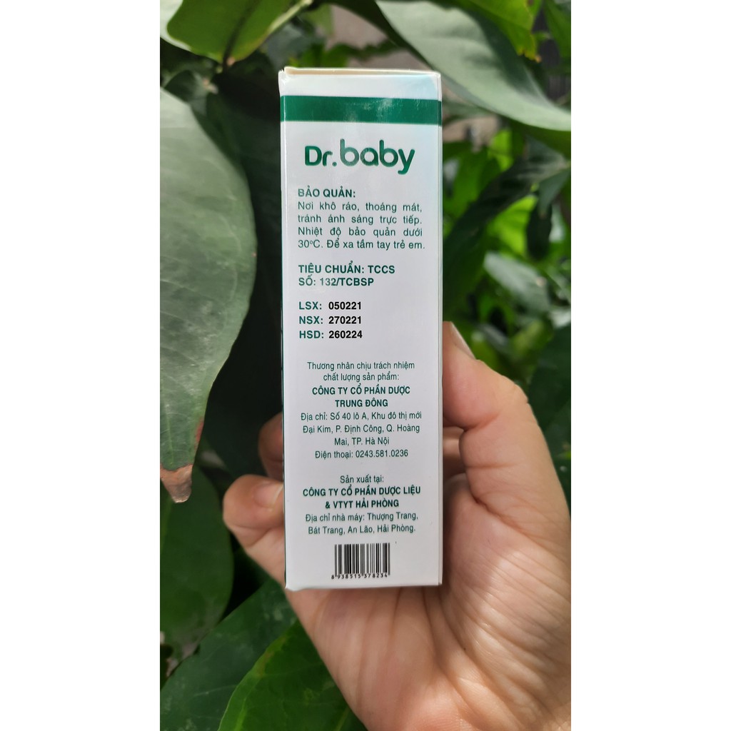 Tinh Dầu Húng Chanh Dr Baby 30ml