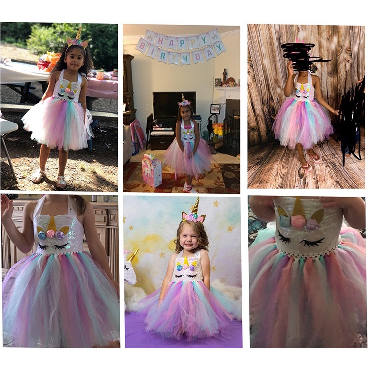 Đầm Tutu Hóa Trang Công Chúa Cho Bé Gái
