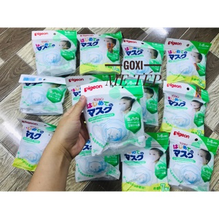 [ HÀNG AIR NHẬT BẢN CHÍNH HÃNG BAO CHECK MÃ VẠCH] Khẩu trang gấu Pigeon - Khẩu trang cho bé