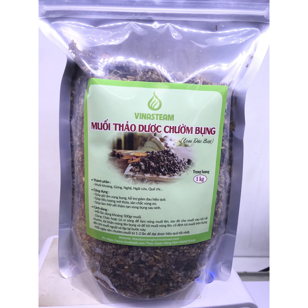 Muối thảo dược chườm bụng cho mẹ sau sinh ( 1kg / gói )