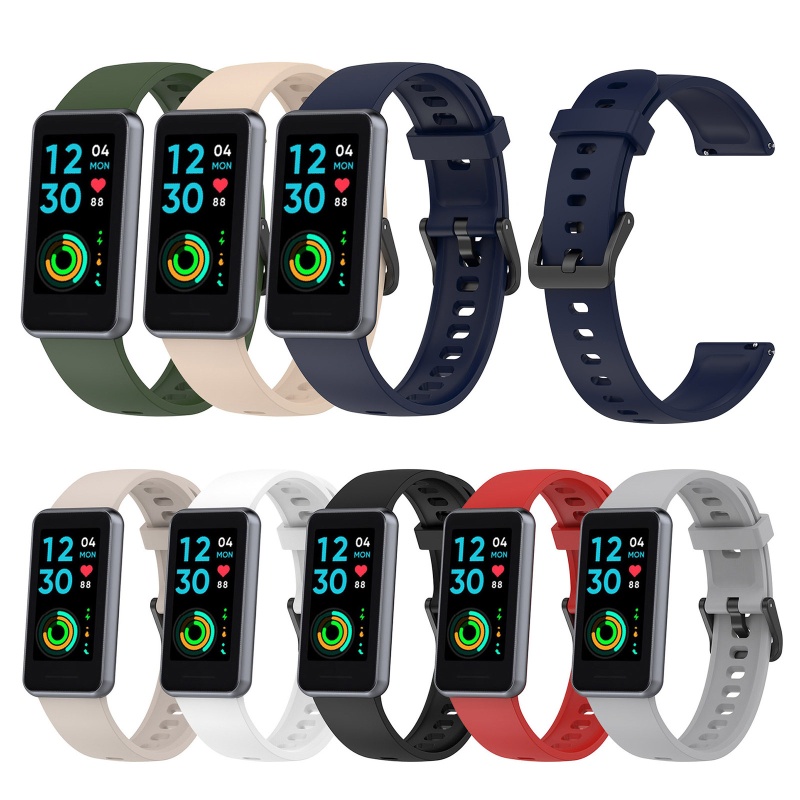 Dây Đeo Silicone Thoáng Khí Cho Đồng Hồ Thông Minh RealmeBand 2