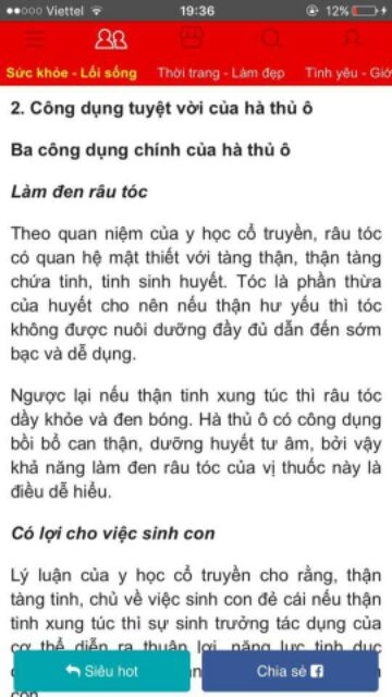 CAO HÀ THỦ Ô ĐỎ RỪNG VIÊN MẬT ONG