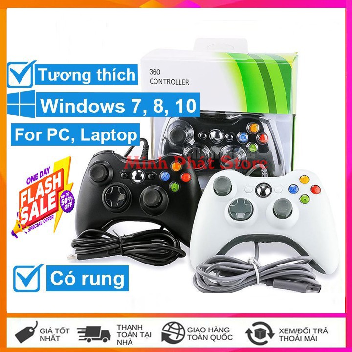 Tay cầm chơi game PC XBOX 360 V3 - Hàng chính hãng Micosoft - Chuyên game PC , Laptop ...