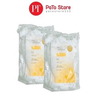 Bông Tẩy Trang Tetra Pháp Medical Carres De - Bông Tẩy Trang Cotton 500-600 miếng Le Soin Làl'état Pur
