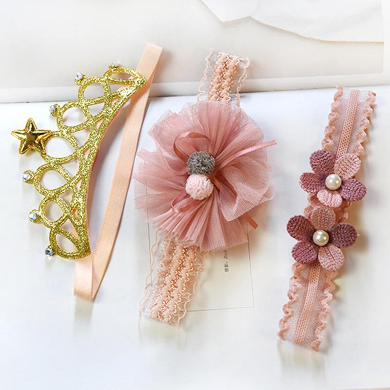 Set 3 băng đô kiểu dáng đa dạng xinh xắn dành cho bé gái