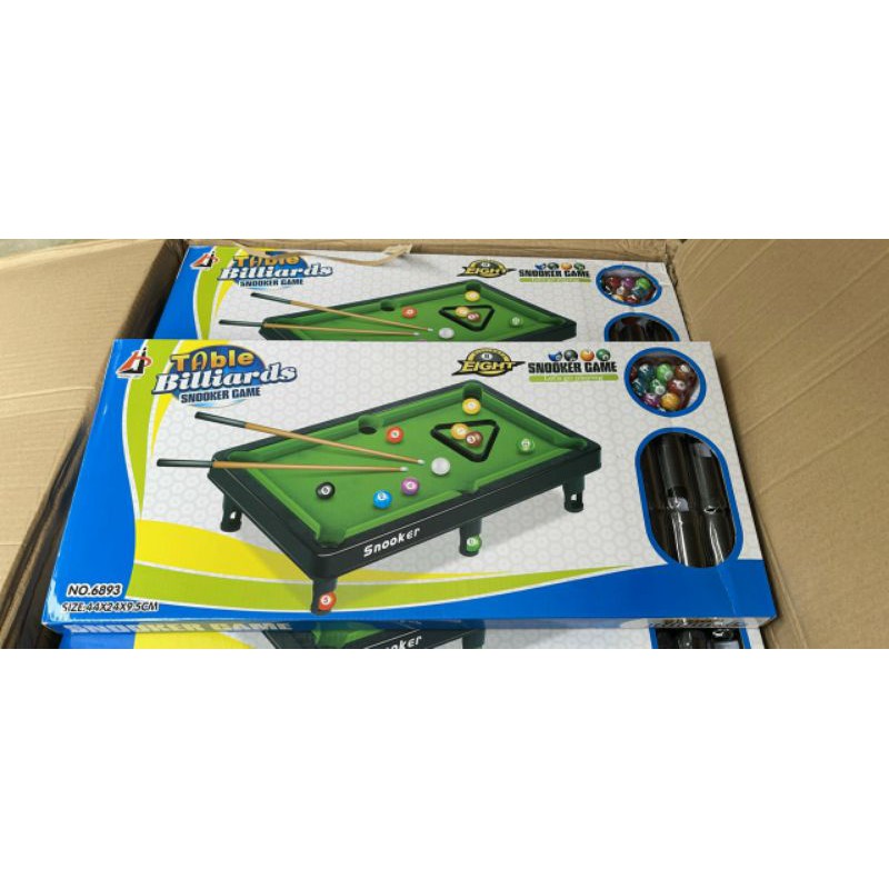 Bàn Bi a Mini BoBa Store Bàn Bida Mini giá rẻ cho trẻ em và người lớn, 10 bi Đánh Số - Mặt bàn Nỉ không bong