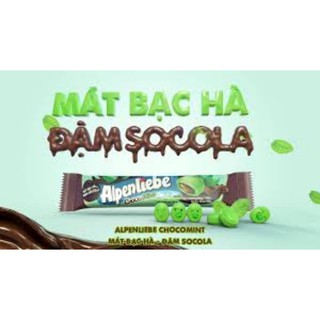 Kẹo Alpenlibe Choco mint dạng thoi