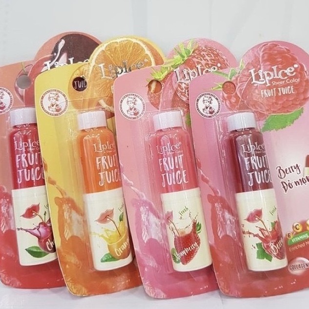 Son dưỡng môi có màu Lipice Sheer Color Fruit Juice 4g